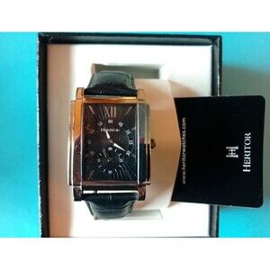 Heritor Automatic Frederick Leather-Band Watch - Silver Brand new in box